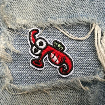 

1 PIC 2.4*3.9CM Marine World Seahorse Bio-active Cartoon Animal Cloth Added to Children's Clothes to Patch Holes Diy