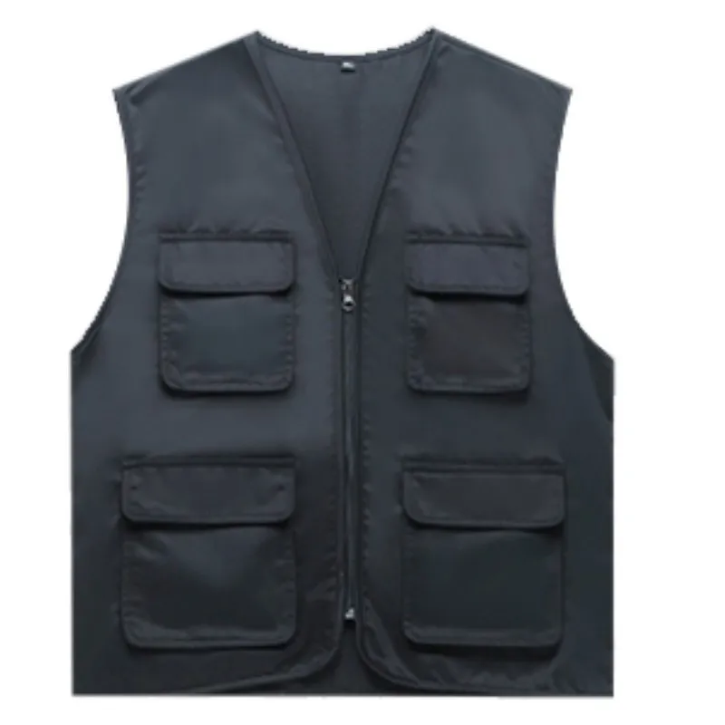 

Seasons Workwear, Armored Labor Wear, Vest, Summer Dress for Driving Volunteer Construction Site, Custom Made Logo-001