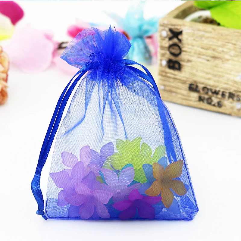 

High Quality Large Gift Bags 300pcs/lot 25*35 Royal Blue Decoration Gift Bags For Packaging Embalagens Para Doces Customized Bag