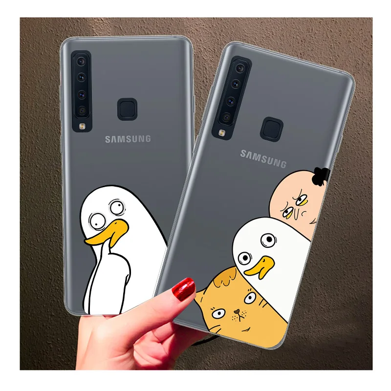 CinkeyPro милый чехол из ТПУ для samsung Galaxy A9 A9s A8 A8s A7 A6 A5 Plus Star 2018 мягкий прозрачный