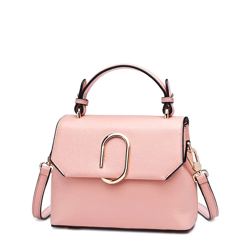 

Small package Langwei 2017 new minimalist Leather Shoulder Messenger Laptop Bag agent on behalf of a small woman