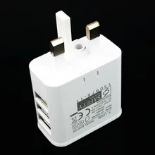 Штепсельная Вилка британского стандарта True 3A 3 Порты USB Мощность AC настенное зарядное устройство адаптер для iphone, IPAD AIR, MINI samsung s4 s5 NOTE 3 200 шт./лот