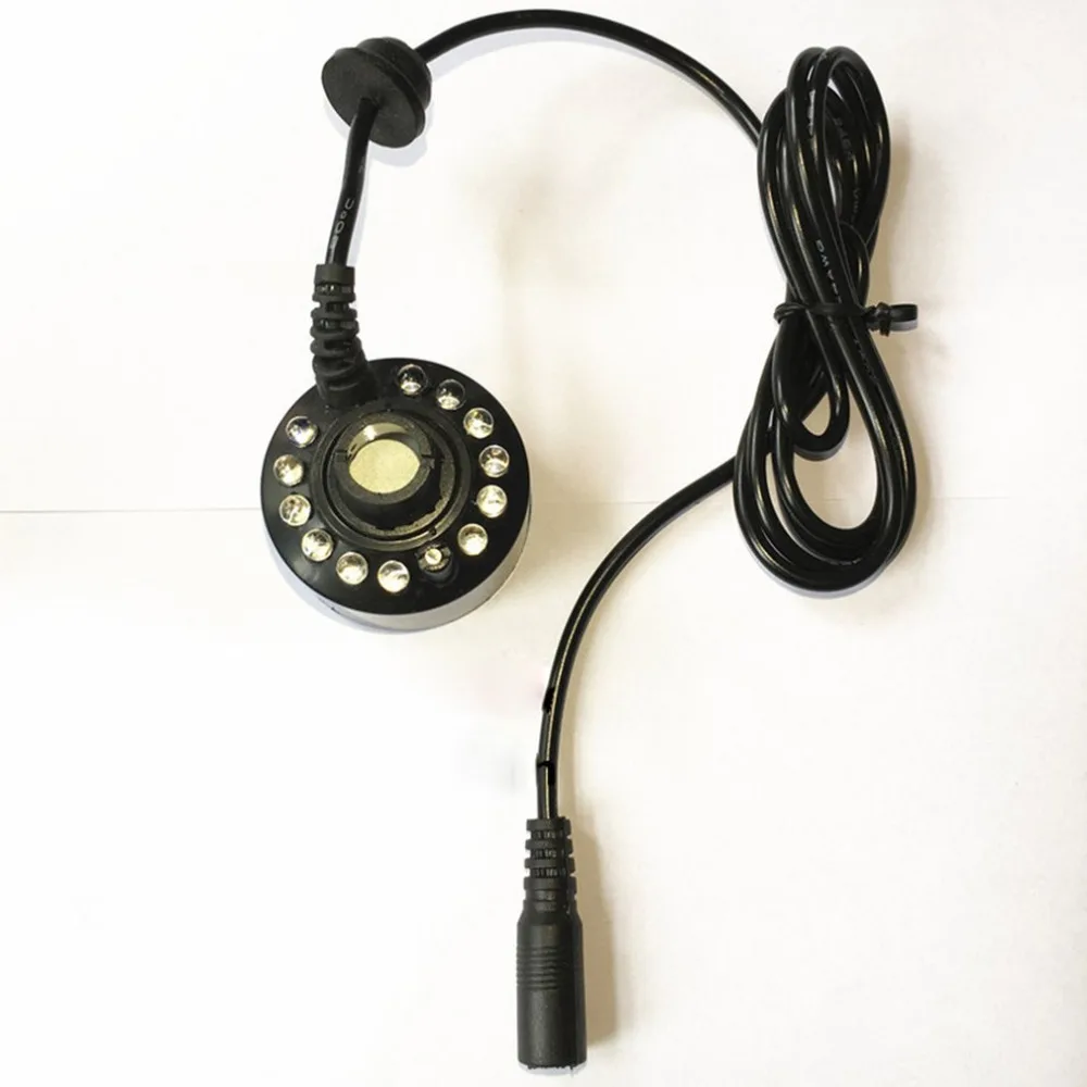 

12 color light plastic ultrasonic atomizing head aquarium bonsai crafts rockery water ornaments waterscape fish tank spray