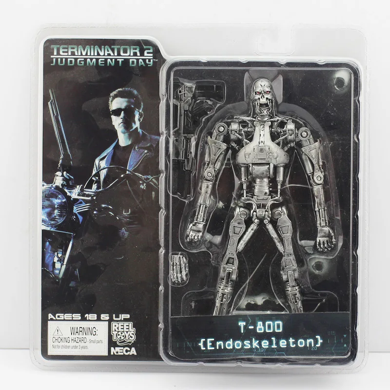 6 стилей NECA Терминатор Судный день подъем машин фигурка игрушки T-800 T-1000 ПВХ экшн модель куклы - Цвет: 4