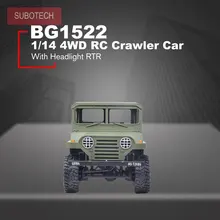 SUBOTECH BG1522 1/14 2,4G 4WD гусеничный внедорожный Радиоуправляемый альпинистский автомобиль багги игрушки высокоскоростное транспортное средство с фарой RTR