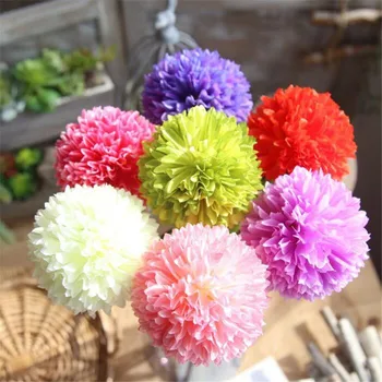 

11pcs Fake Hydrangea Flower Artificial Carnation flower stems for Wedding Home Artificial Decor Flower