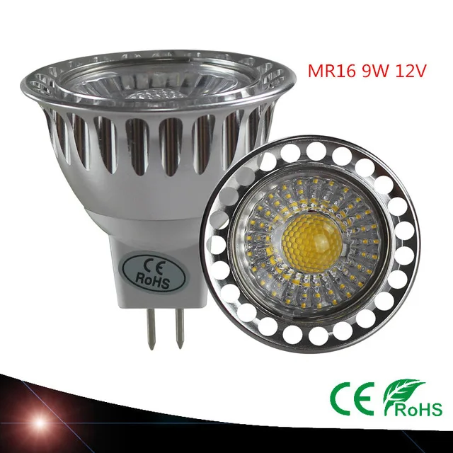 

New arrival high quality LED Spotlights MR16 9W 12 V dimmable ceiling lamp LED Christmas Issuer cool warm white lamp