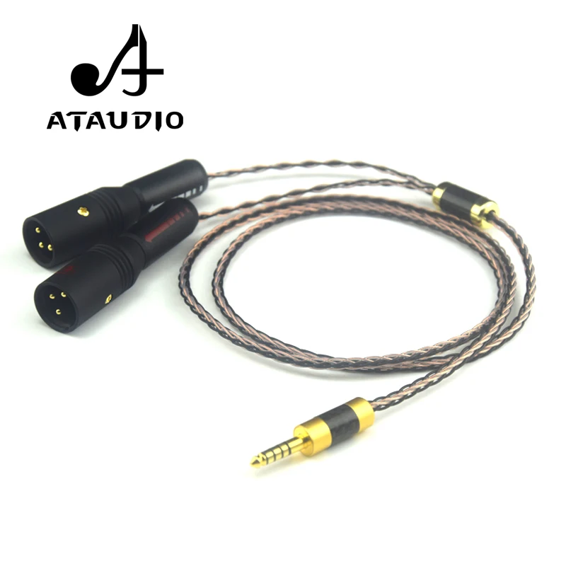 ATAUDIO-Cable Hifi de 4,4mm a 2XLR, accesorio para Sony WM1A/1Z PHA-1A/2A Z1R, 4,4mm, equilibrio a doble XLR macho