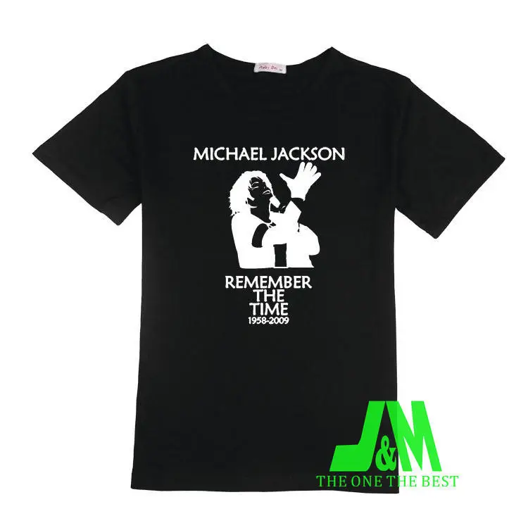 Сувенирное издание Майкл Джексон Классический танец o-образным вырезом MJ рубашка funs хип-хоп Футболка стильная Личная идея светящаяся футболка - Цвет: 18