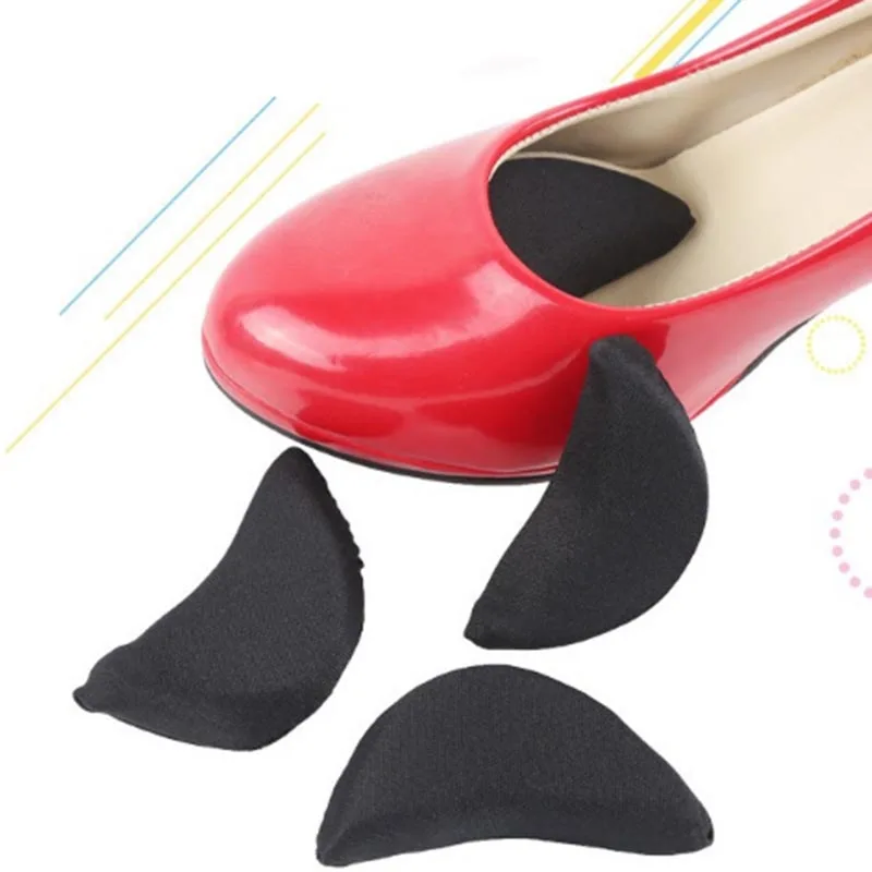 

1Pair Sponge Forefoot Insert Toe Plug Half Forefoot Cushion Anti-pain Big Shoes Toe Front Long Top Filler Shoes Adjustment
