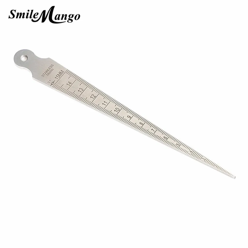 Smilemango 1 шт. 1-15 мм Нержавеющая сталь конус Калибр feeler Gap отверстие метрика инструмент измерения