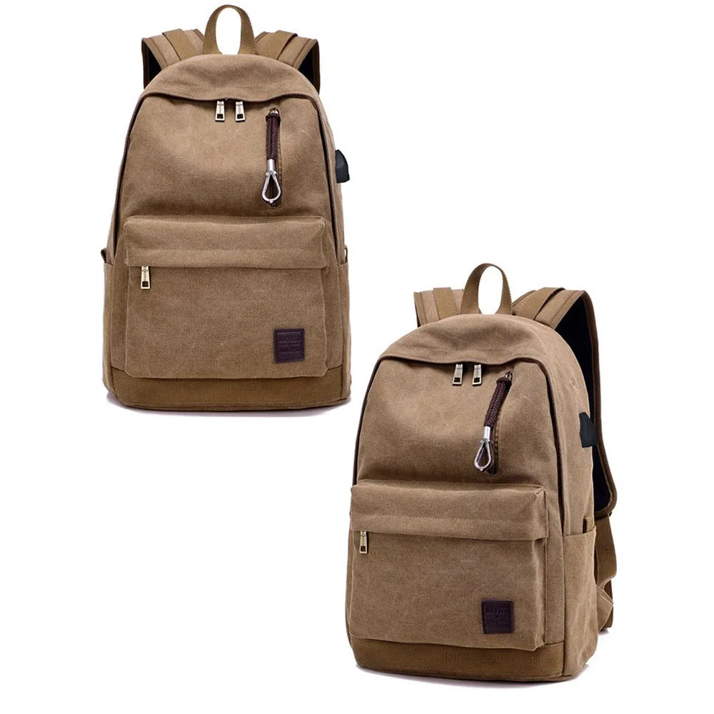 Мужской женский холщовый рюкзак в консервативном стиле, школьные сумки для подростков, девочек и мальчиков, Студенческая сумка для ноутбука, дорожная сумка Mochila Bolsas 12,69# 5 - Цвет: Коричневый
