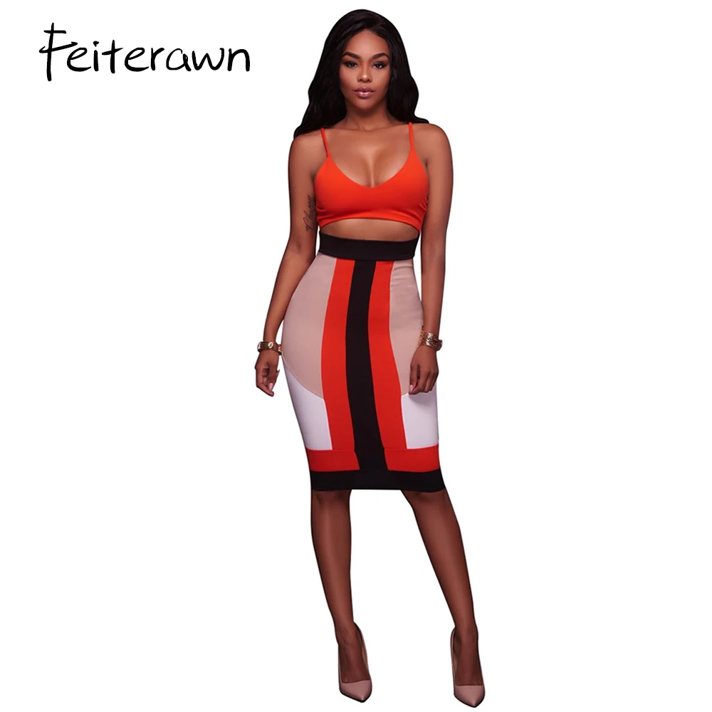 Los Dresses Strapless Backless Sleeveless Color Block Bodycon sale vancouver kuwait