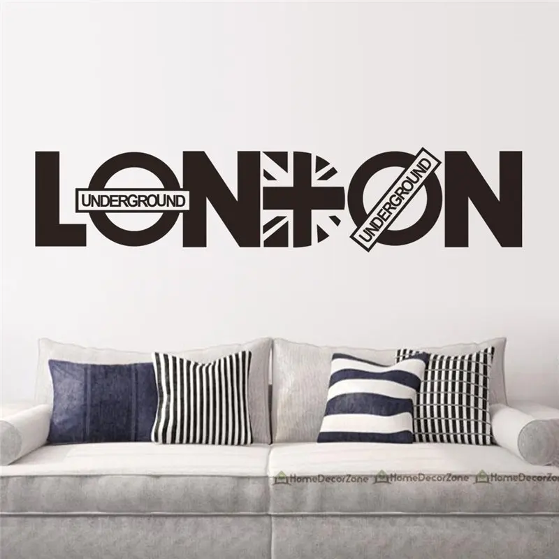 Palabras Londres Cita Adhesivos De Pared Decoracion De Habitacion