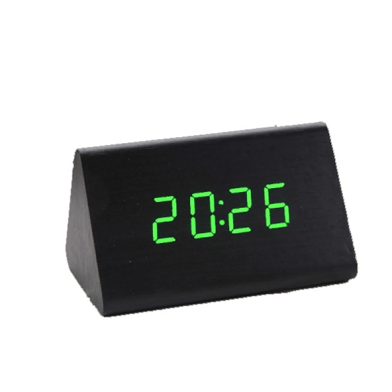 Sound-Control-Triangle-Wooden-LED-Alarm-Clock-Digital-Thermometer-Calendar-Black-Wood-Green-Light_1_800x800