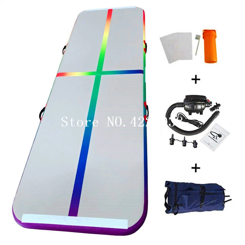 rainbow tumbling mat