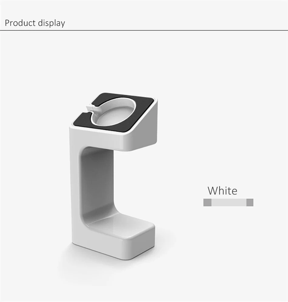 !ACCEZZ ABS 2 in 1 Stand Holder For Apple i Watch Bracket Charging Cradle Stand Universal Charger Dock For Smart Watch Bracelet (7)