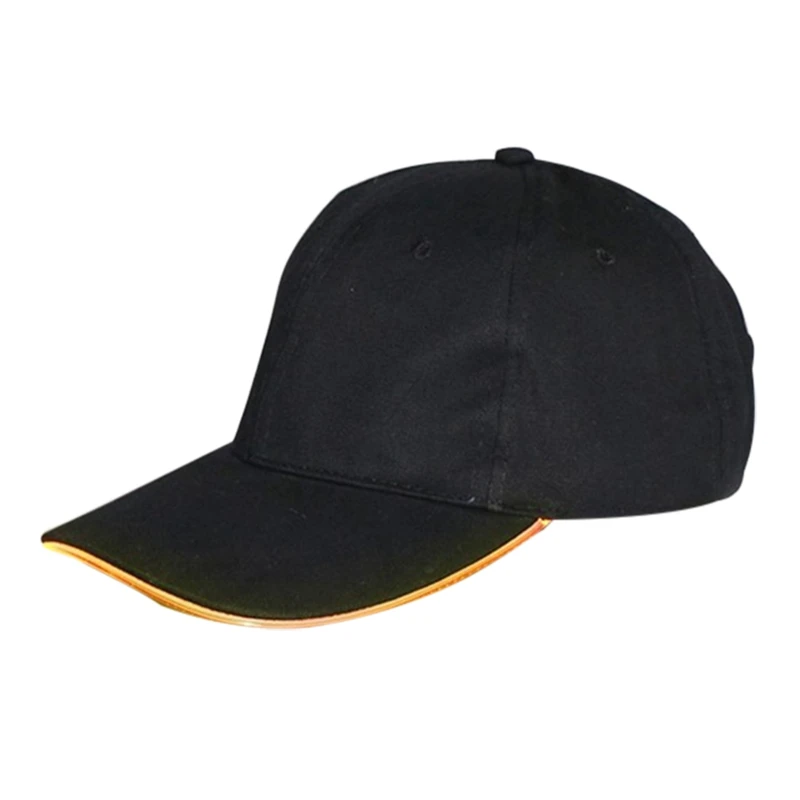 Yellow-Black Горячий рыболовный колпачок для вечеринки светодиодные фонари рыболовный прочная чашка для ночной рыбалки охота с батареями снасти для рыбалки колпачок - Цвет: Yellow-Black