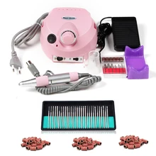 Аппарат для маникюра 30000 об/мин, фрезерный станок для маникюра, фрезы для маникюра, шлифовальные резинки, пилочка для ногтей, инструменты для педикюра, набор