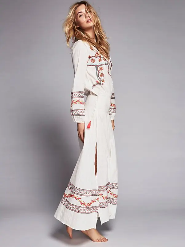long hippie dresses uk