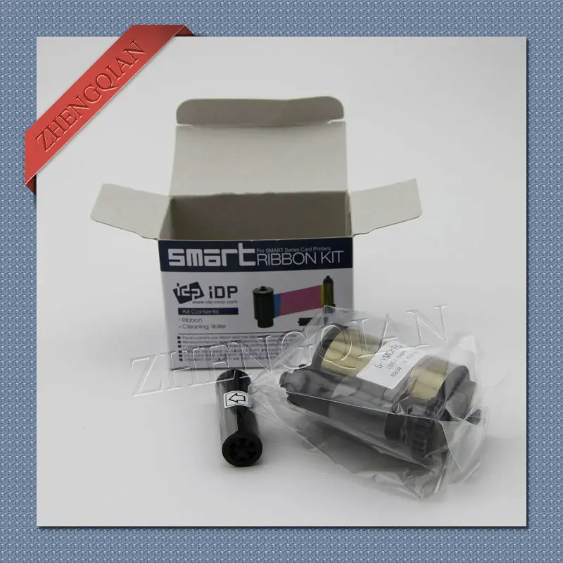 origianl IDP smart 650649 SIADC S YMCKFO color ribbon with UV function for use with the