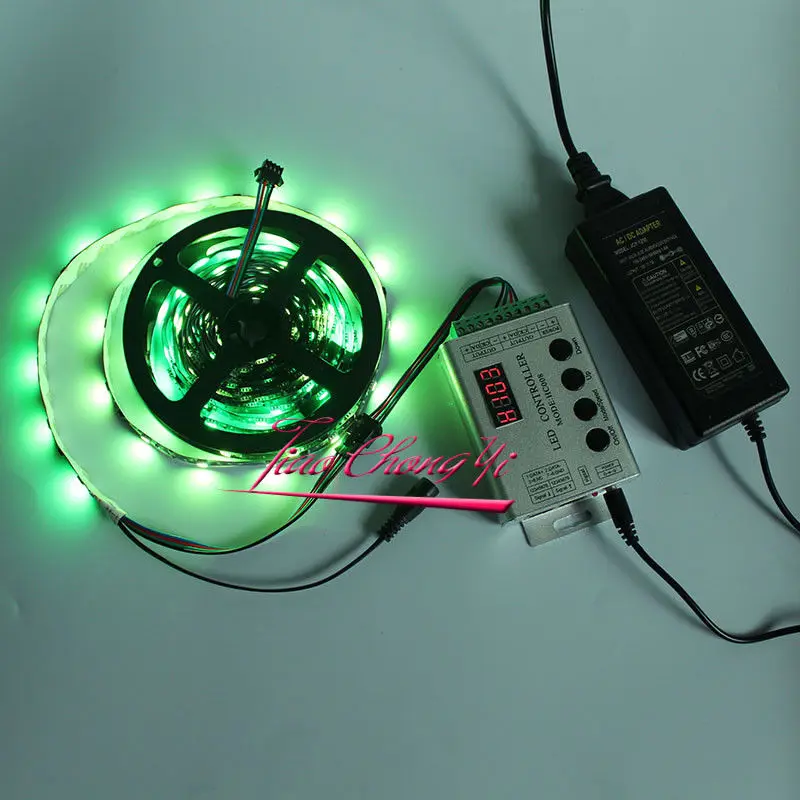 Светодиодная лента 5 м 150LED 6803 RGB Dream Color + контроллер HC008 Питание 12 В А|dream color led strip|color