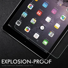 Tempered Glass For Apple iPad 9.7 inch 2018 2017 Pro 10.5 11 Glass For iPad Air 2 Mini 5 2 3 4 Screen Protector Protective Film