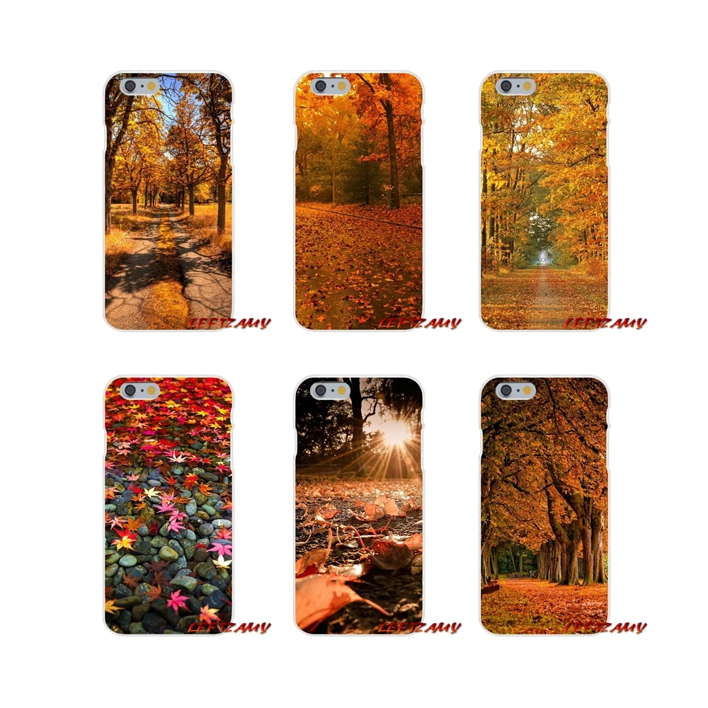 

Autumn Rusty Leaves Park Alley Accessories Phone Cases Covers For Samsung Galaxy A3 A5 A7 J1 J2 J3 J5 J7 2015 2016 2017