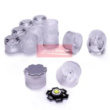 100 шт./лот 5/15/30/45/60/90/120 градусов Водонепроницаемый светодиодный линзы коллиматор Отражатель Держатель для 1 Вт 3 Вт 5 Вт светодиодный высокомощный светильник