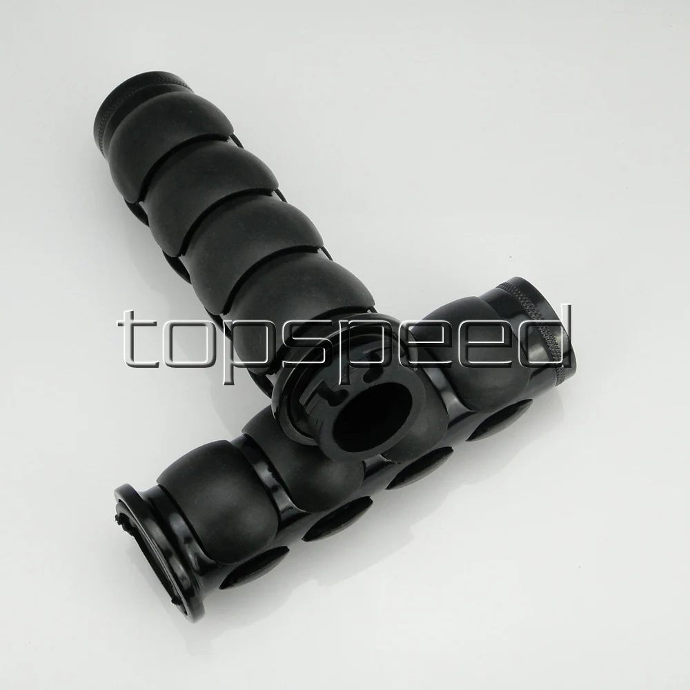 Черные ручки для руля мотоцикла 1 дюйм Harley Dyna Softail Electra Street Road Glide King Fat Boy Bad Boy|grips for