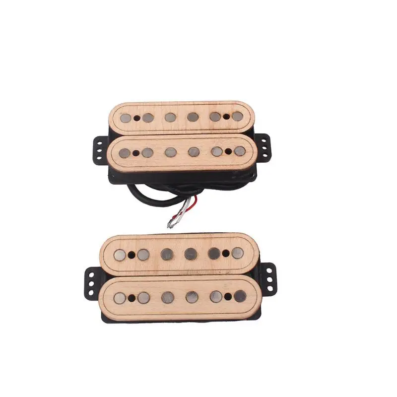 

Guitar Pickup Humbucker Wood Surface Alnico V For ST SG 6 String Or Similar DIY