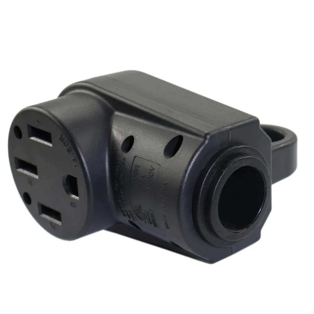 Conjunto com Alça de Poder Substituição Tomada Feminino rv 50a 14-50r 4 Peças e acessórios RV