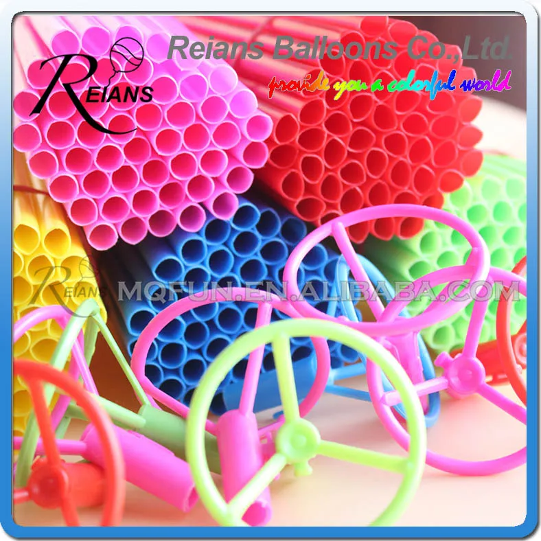

300pcs/lot REIANS Latex Balloon Stick Rods Plastic Balloon Accessories 40cm Balloon Holder Sticks Cup Wedding Party Decoration
