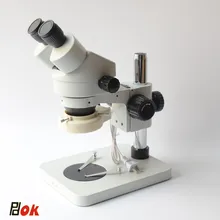 Binocular stereo microscope Industrial microscope 7X to 45X Continuous zoom with big size metal stand adjustable 56 LED lights Binocular stereo microscope Industrial microscope 7X to 45X Continuous zoom with big size metal stand adjustable 56 LED lights