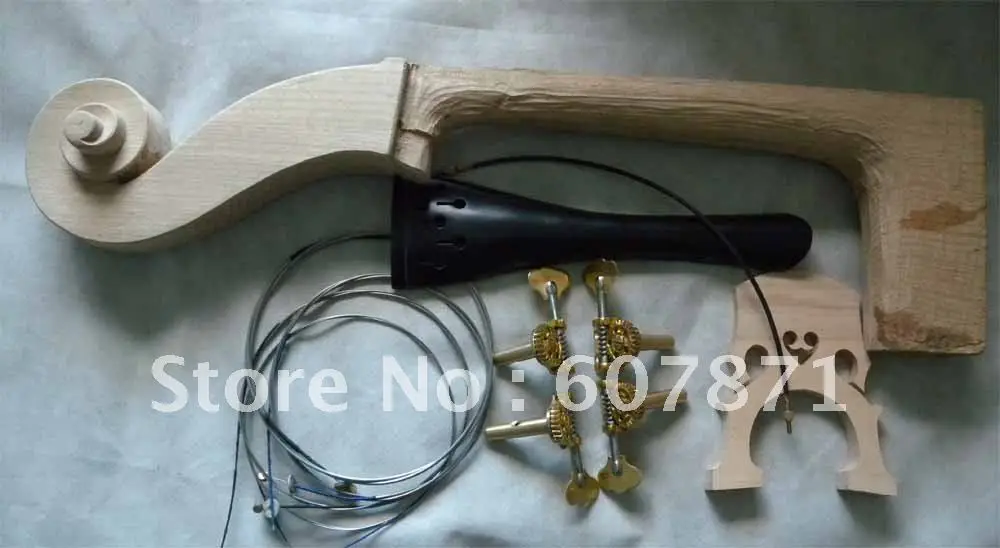 4 STAR1/2 UPRIGHT DOUBLE BASS NECKS AND PARTS HANDWORKin Violin from