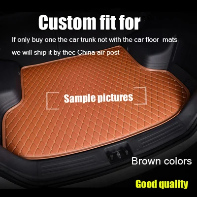 3d Car Styling Carpet Car Floor Mats For Mercedes Benz W164 W166 Ml Gle Ml350 Ml400 Ml500 Custom Carpet Fit - Название цвета: car trunk mat