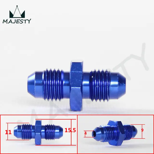 AN 4 Straight Male Flare Union Adapter Fittings Nitrous AN4 to AN4