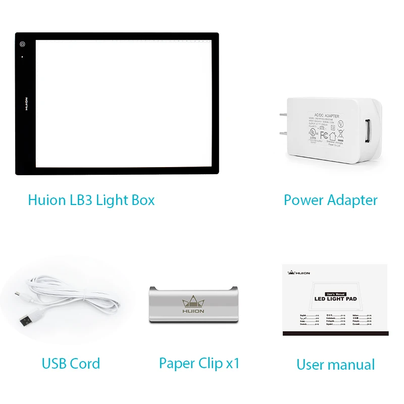 Huion L4s Protable Ultra-thin Led Light Pad Acrylic Panel Led Drawing Light  Pad Powered By Usb With Adjustable Brightness - Digital Tablets - AliExpress