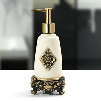 

1PC Ceramic Liquid Soap Dispenser Fashionable Soap Dispenser Shower Soap Bottle for Bathroom Washroom Kitchen
