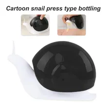 1 шт. многоразовый контейнер для путешествий кухня ванная комната насос шампунь диспенсер для жидкого мыла мультфильм улитки форма бутылки