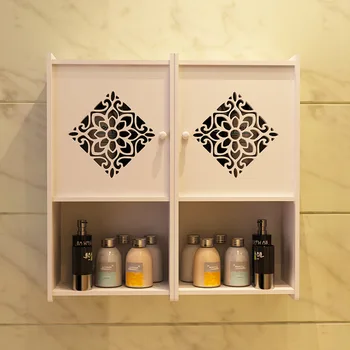 

Bathroom wall-mounted punch-free rack wall bathroom restroom rack vanity storage rack lo829641