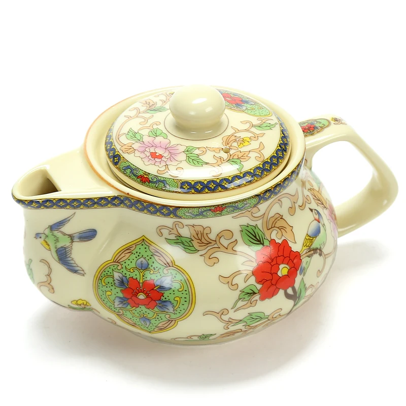 Kung Fu tea pot large capacity dragon gaiwan ceramic teapot with