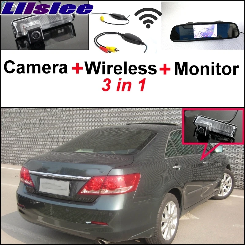 

Liislee Special Camera + Wireless Receiver + Mirror Monitor Easy Backup Parking System For TOYOTA Aurion Camry XV40 2006~2011