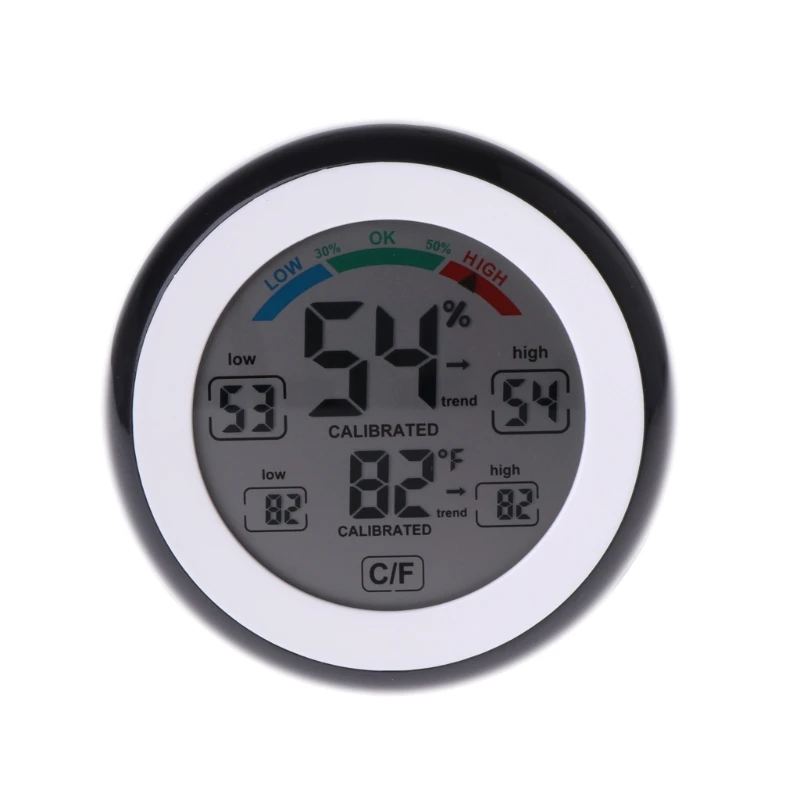

Digital Indoor Thermometer Hygrometer Touchscreen Temperature Gauge Humidity Monitor