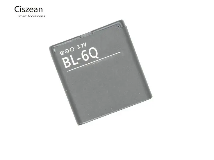 

Ciszean 1X BL-6Q / BL6Q / BL 6Q 1080mAh Smart Mobile Phone Replacement Battery For Nokia 6700 Classic 6700C E51i N82 N81 E51