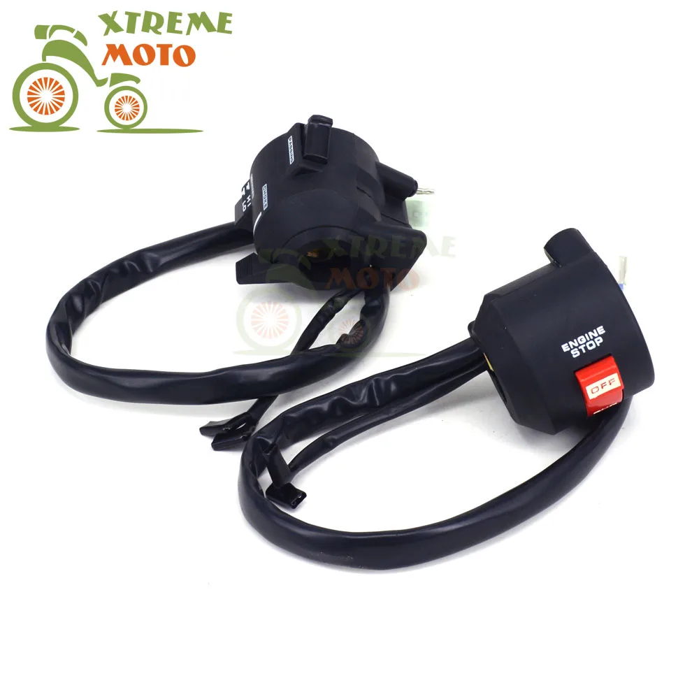Motorcycle Left & Right Control Start Light Stop Kill Switch For Rebel