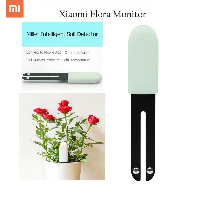 

Chinese Version Xiaomi Mi Flora Monitor Digital Garden Plants Grass Flower Care Soil Water Light Smart Tester Sensor Detector