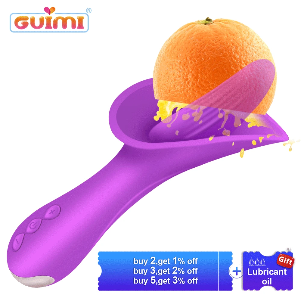 GUIMI Lotus Leaf Tongue Вибратор Вагина секс-игрушки для женщин соски клитор массаж Женский