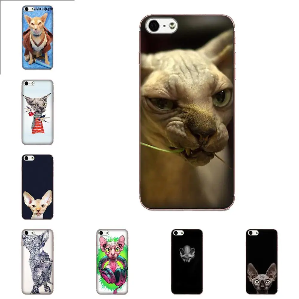

Soft TPU Case Capa Cover For Huawei P7 Honor 4C 5A 5C 5X 6 6C 6A 6X 7 7X 8 9 V8 V10 Y3II Y5II Y6II G8 Play Lite Sphynx Cat Kitty