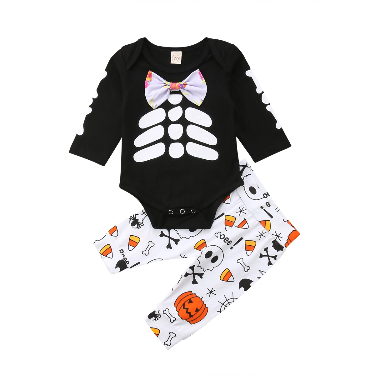 

Emmababy Halloween Newborn Baby Boy Girl T-shirt Top Romper Long Pants Outfits Clothes